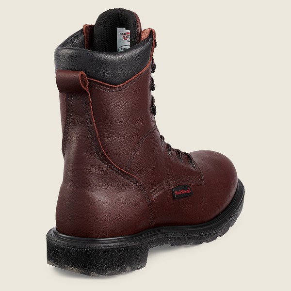 Red Wing Safety Boots Burgundy - Mens Supersole® 2.0 - 8-inch Toe - 8643-FOKUX